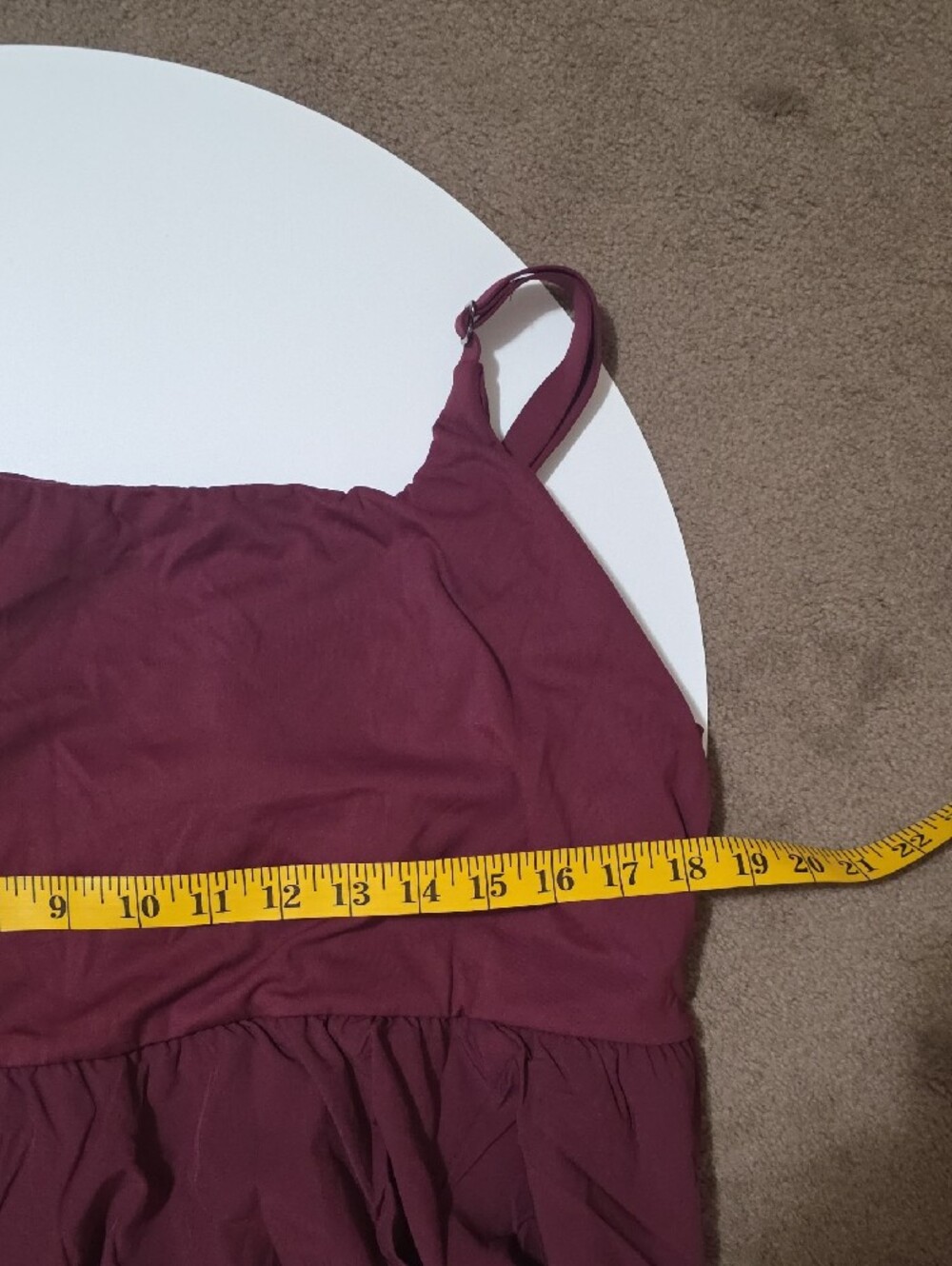 HALARA Plum Purple Sleeveless Ruffled High-Low Dress - Picture 6 of 11